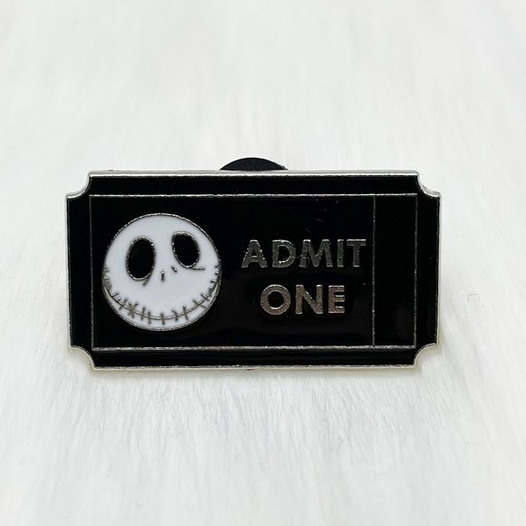 🔮 5/$25 Disney Nightmare Before Christmas Jack Skellington Admission Ticket Pin - Picture 1 of 3